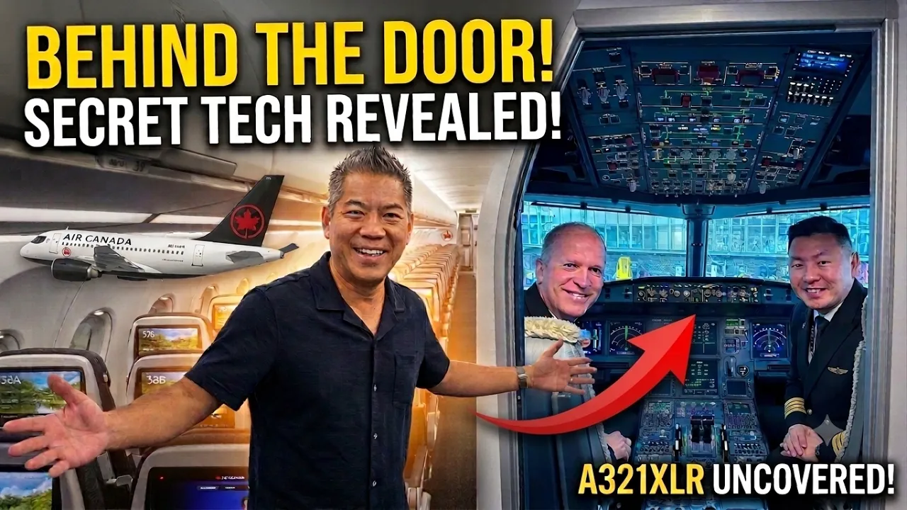 What’s Behind The Flight Deck Door? Inside Air Canada's NEW A321XLR!