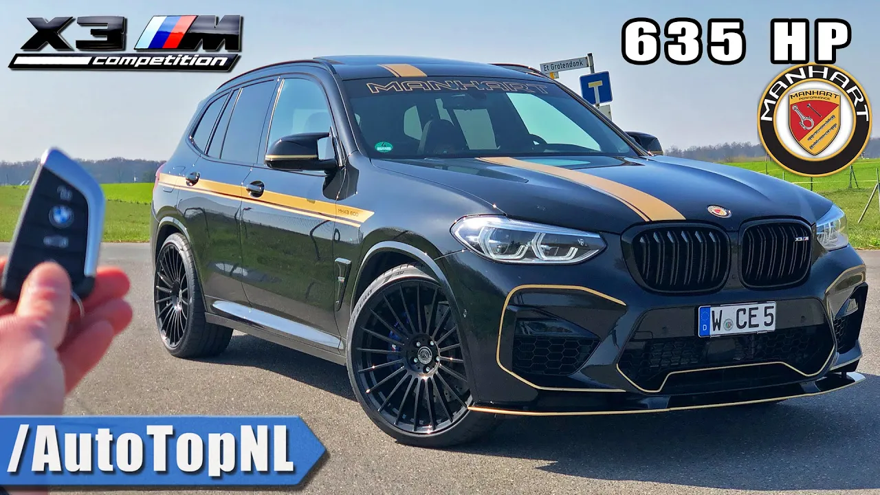 635HP BMW X3M Competition Manhart REVIEW on AUTOBAHN by AutoTopNL
