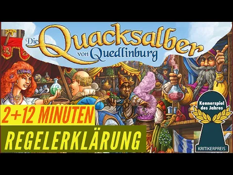 Die Quacksalber von Quedlinburg Regeln Anleitung Kennerspiel des Jahres 2018