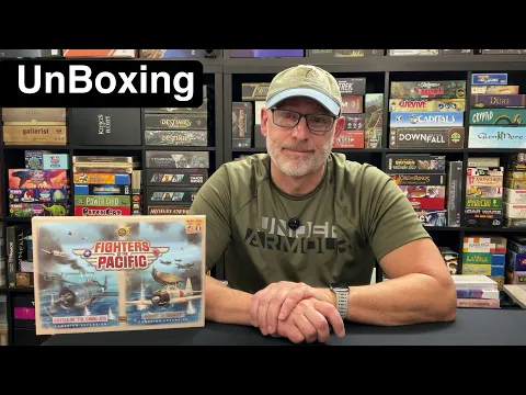 TDG: Fighters of the Pacific: Battle of Coral Sea/Battle of Midway Expansion unboxing with Ray