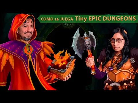 Cómo se JUEGA Tiny EPIC DUNGEONS | Pequeñas GRANDES Mazmorras || Aventureros Lúdicos
