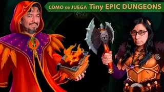 Cómo se JUEGA Tiny EPIC DUNGEONS ⚔ | Pequeñas GRANDES Mazmorras || Aventureros Lúdicos