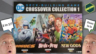 Crossover Collection 1 - A DC Deck Building Game Unboxing - Rogues, Birds of Prey, New Gods