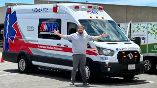 I Drive A Fully Electric Ambulance! Lightning eMotors Transit 3500 Built To Save Lives