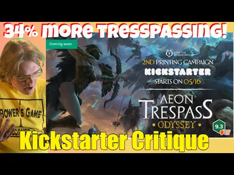 Aeon Trespass: Odyssey Second Printing - Kickstarter Critique Review