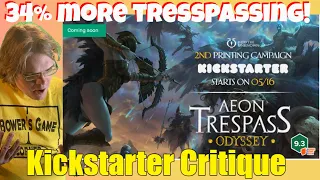 Aeon Trespass: Odyssey Second Printing - Kickstarter Critique Review