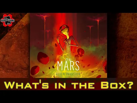 On Mars: Alien Invasion (Expansion) | What's in the Box?