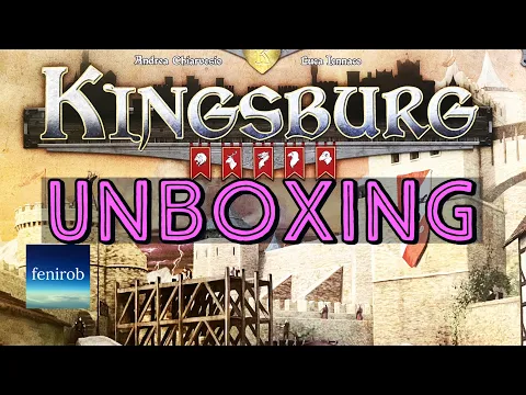 Kingsburg Board Game (2nd Edition) | Unboxing (No Talking)