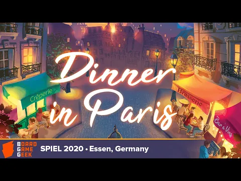 Dinner in Paris — game preview at SPIEL.digital 2020