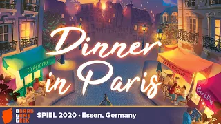 Dinner in Paris — game preview at SPIEL.digital 2020