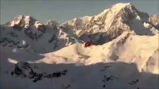 Survol du Mont Blanc en hélicoptère