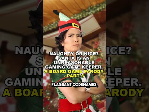 Santa won't let them play Codenames wrong #boardgame #shorts #viral