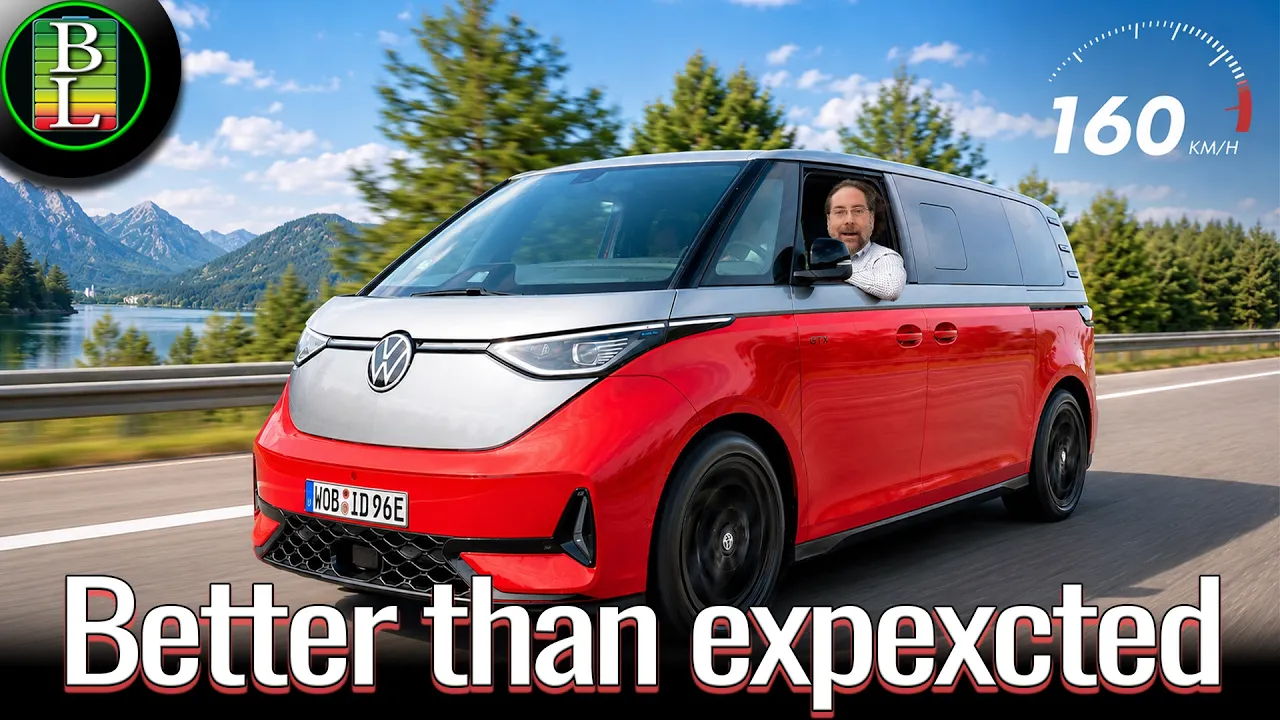 Volkswagen ID. Buzz GTX (86 kWh) at Top Speed! 160 km/h (99 mph) Consumption & Highway Test
