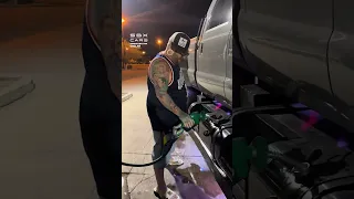 When your gas bill is as big as your truck! 🤣 #gas #petrol #cars