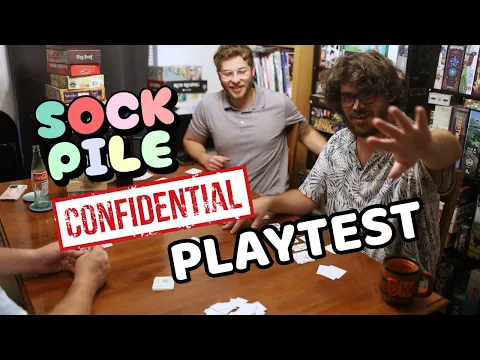 SOCK PILE Design Diary – Day 4: Full Playtest of the Game in Action!
