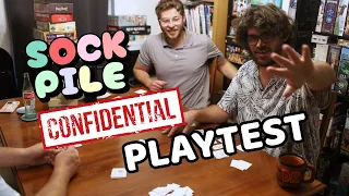 SOCK PILE Design Diary – Day 4: Full Playtest of the Game in Action!