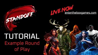 Standoff Tutorial: Example Round of Play! #superhero #cardgame #battleroyale #deckbuilding