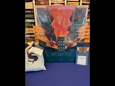 Speakeasy by Vital Lacerda - Advance Copy Pledge UNBOXING