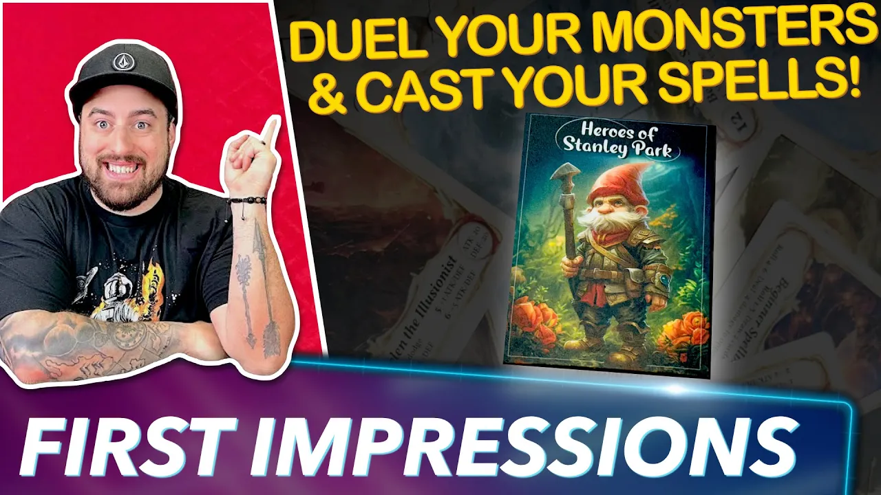 Heroes of Stanley Park Card Game First Impression Review