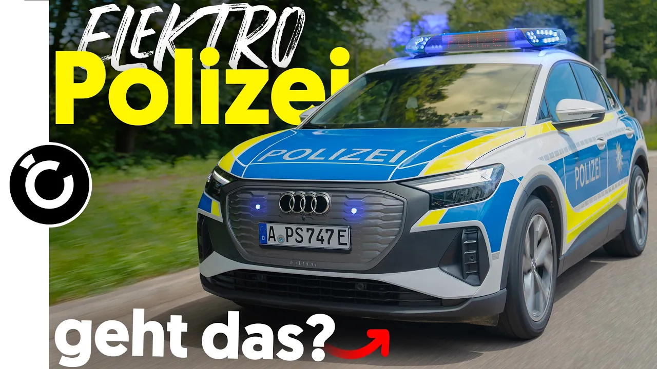 Polizei E-Auto - leerer Akku auf Verfolgungsjagd?