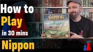 How to play Nippon - Full teach + All factories explained - Peaky Boardgamer