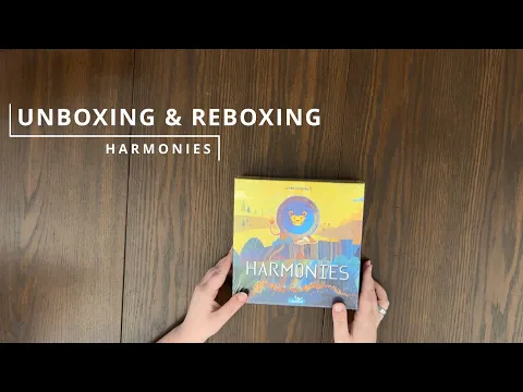 Harmonies - Board Game Unboxing & Reboxing - See What's In The Box