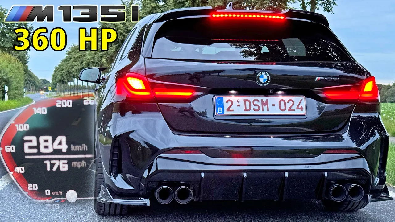 LOUD! 360HP BMW M135i F40 | 0-100 100-200 SOUND & POV Drive