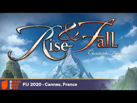 Rise and Fall — game preview at FIJ 2020 in Cannes
