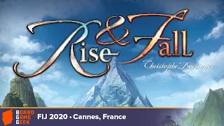 Rise and Fall — game preview at FIJ 2020 in Cannes