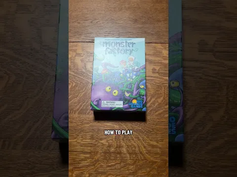 How to play Monster Factory by Rio Grande Games