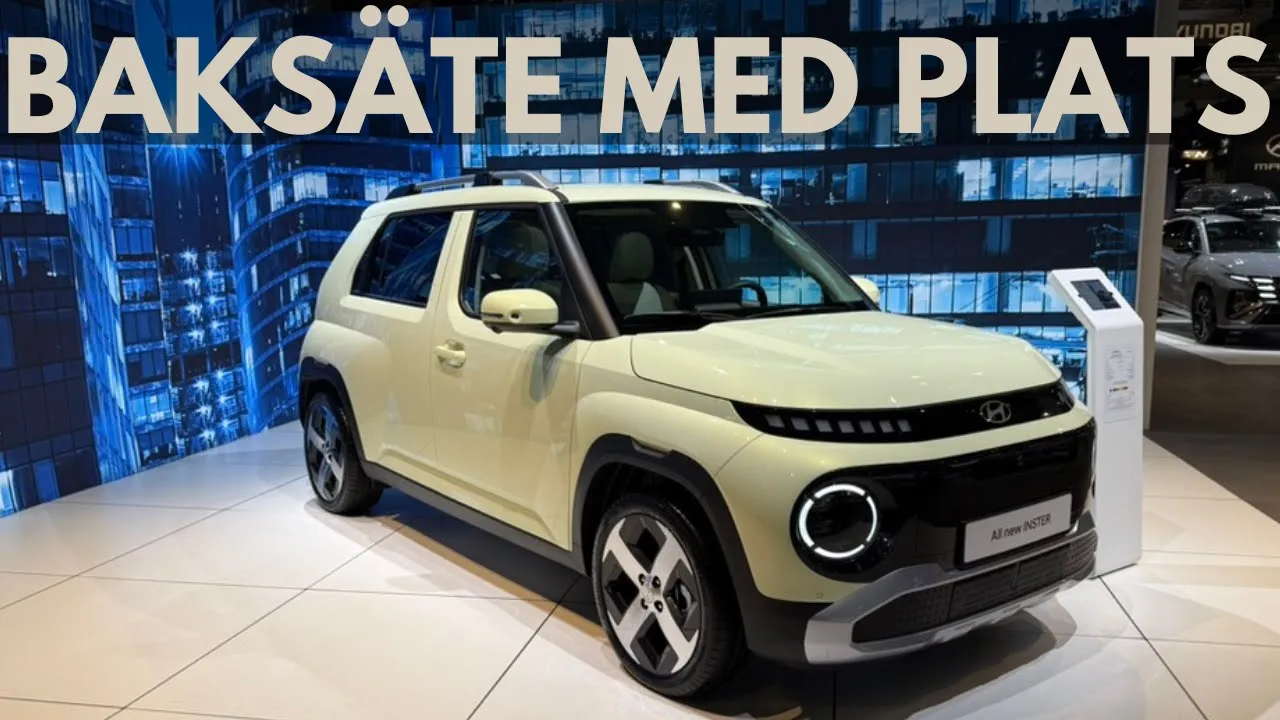 Hyundai Inster - Den stora lillbilen | Brussels Motor Show