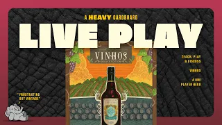 Vinhos Deluxe Edition - Solo Teaching, Play-through, & Discussion by Heavy Cardboard