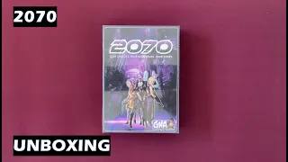 Unboxing 2070 Graphic Novel Adventure game Van Ryder Games
