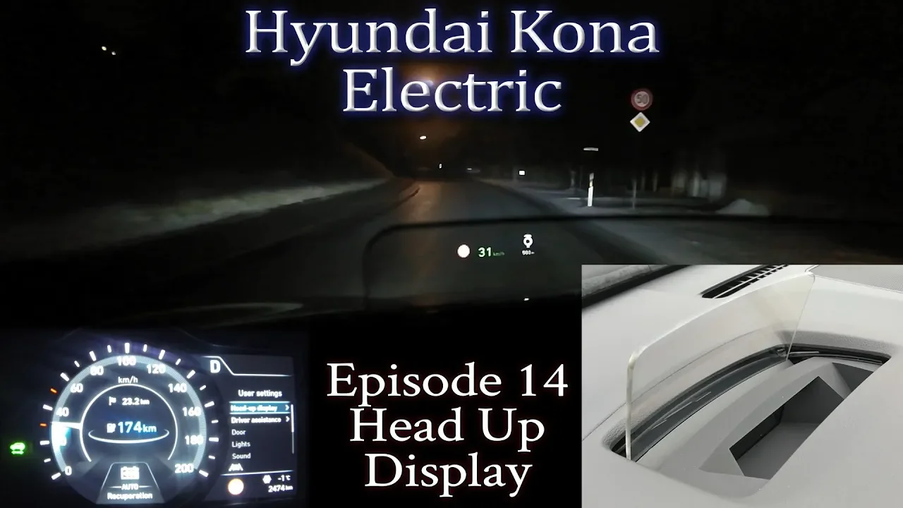 Hyundai Kona Electric - Ep 14 - Head Up Display