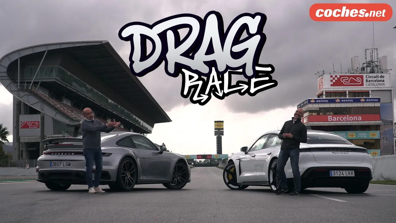 Drag Race: Porsche Taycan vs 911 Turbo S | coches.net