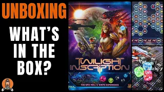 Unboxing Twilight Inscription, Epic Space Opera Roll & Write