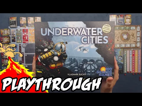Underwater Cities: Solo Playthrough - "Rob Mcdiver" - with Mats