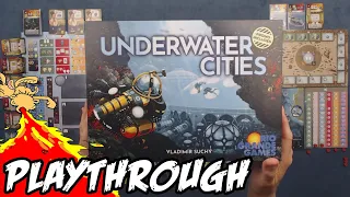 Underwater Cities: Solo Playthrough - "Rob Mcdiver" - with Mats