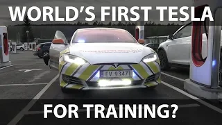 Model S Raven emergency vehicle training