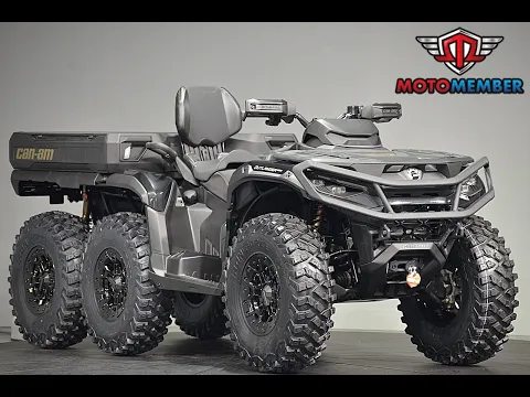 2026 Can-am Outlander Max 6x6 Backcountry 1000r Stealth Black Thumbnail alt