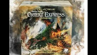 Horror On The Orient Express The Board Game by Chaosium Inc. Full Kickstarter Unboxing