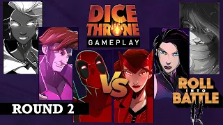 Dice Throne ROLL INTO BATTLE 2 Gameplay | Round 2 (CollectorRob vs SuperK)