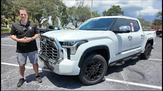 The 2025 Toyota Tundra 1794 Edition is the BETTER truck than anF-150 King Ranch