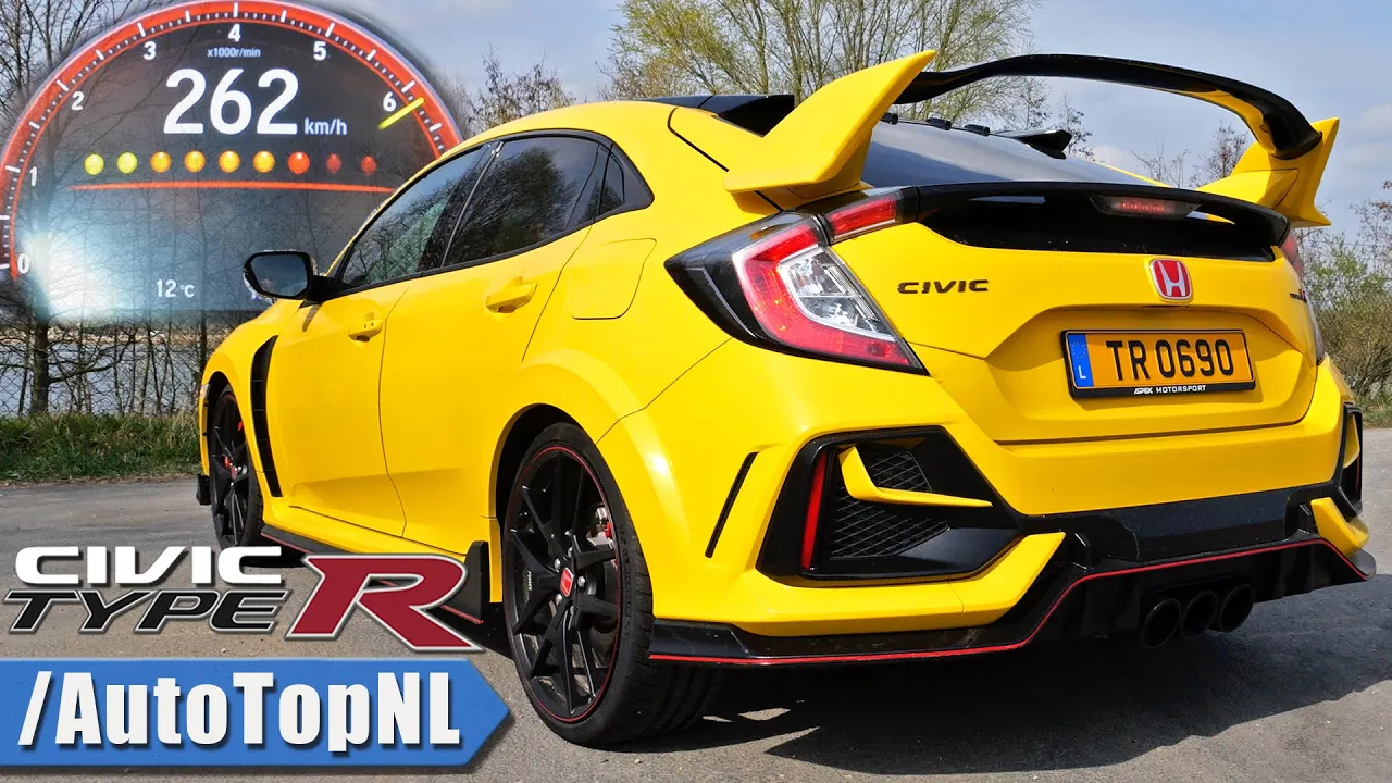 Honda Civic Type R FK8 Limited Edition | Acceleration Top Speed & Sound by AutoTopNL
