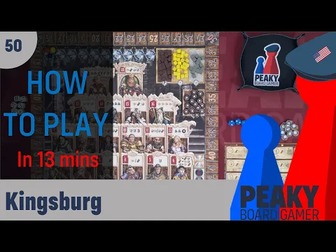 Kingsburg board game - How to play Video - Peaky Boardgamer