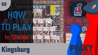 Kingsburg board game - How to play Video - Peaky Boardgamer