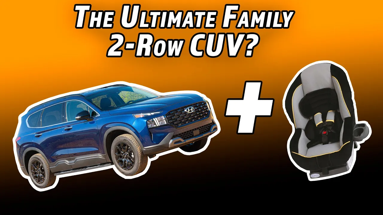 Have Kids In Child Seats, Buy The Santa Fe Instead Of A RAV4 | 2022 Hyundai Santa Fe Child Seat Test