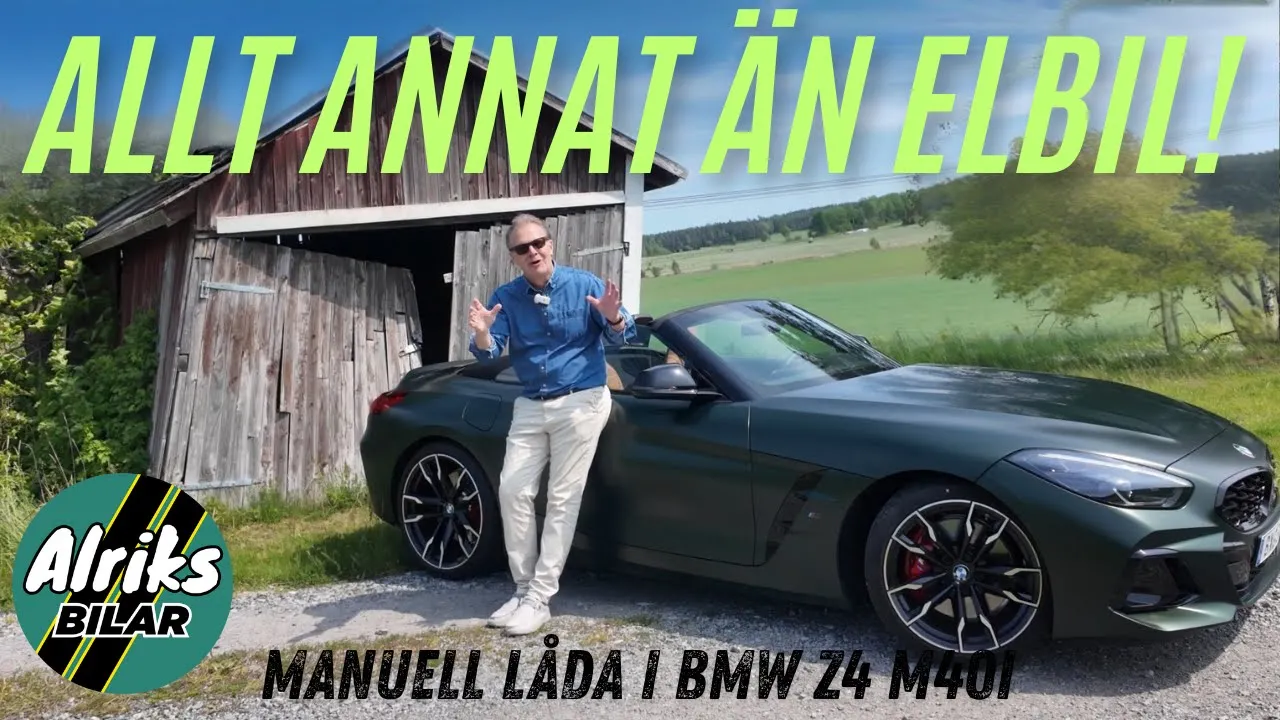 Prov BMW Z4 M40i med manuell låda – den sista överlevaren. Allt annat än en elbil!