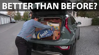 Kia Niro EV banana box test