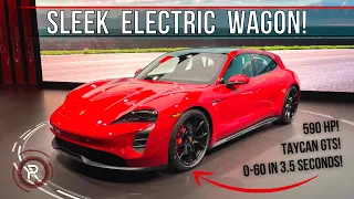 2022 Porsche Taycan GTS Sport Turismo – Redline: First Look – 2021 LA Auto Show